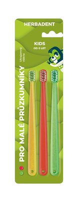 Herbadent Kids dětský zubní kartáček 3 ks