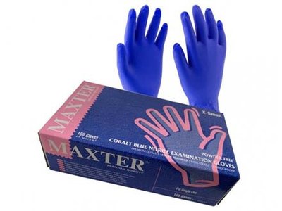 Rukavice nitrilové Blue Cobalt Maxter L