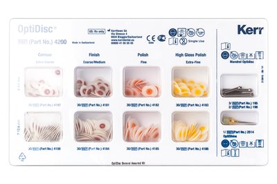 OptiDisc General Assorted Kit 240 szt. Kerr