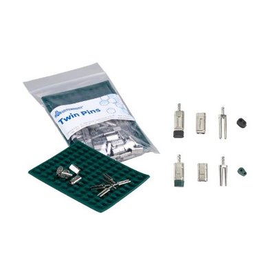 Dvojité čepy s pouzdrem a zátkou 13 mm 100 ks