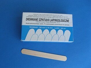 Łopatki drewniane 100szt (szpatułki laryngologiczne)