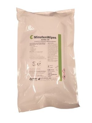 Alpro MinutenWipes30 JUMBO uzupełnienie 100szt. chusteczki do czyszczenia i dezynfekcji z alkoholem