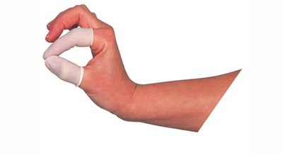 Latexové náprstníky L ( 8-9) 100ks