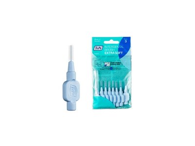 TePe Extra Soft 0,6 mm světle modré 8 ks