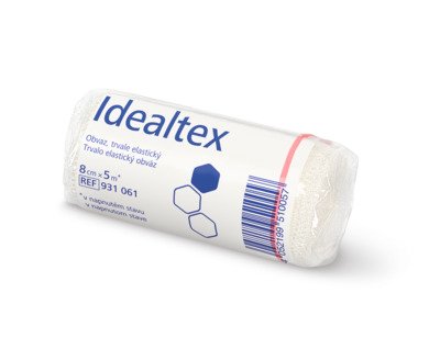 Idealtex pružné obinadlo 8 cm × 5 m - 1 ks