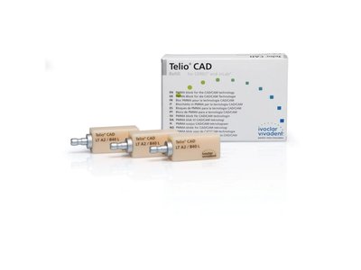 Telio CAD CEREC/inLab bloky LT vel. B40L, 9ks - Barva: BL3