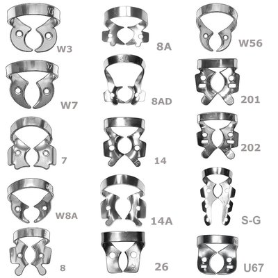 MOLAR CLAMPS symetrické spony TOR VM 4 - W8A