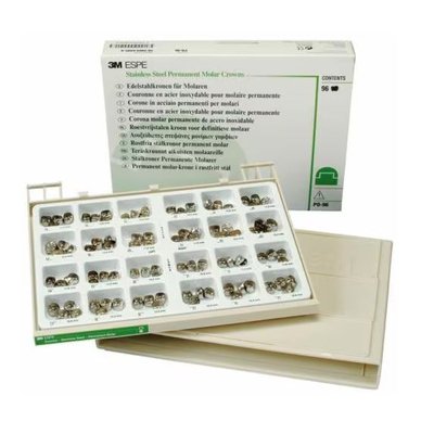 Kovové molar crowns kit 48ks