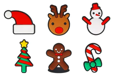 Zabawka - Silikonowe naklejki świąteczne 3D 1 szt.