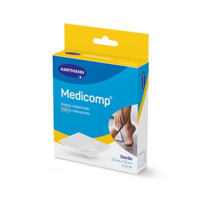 Medicomp sterilní kompres 7,5 × 7,5 cm - 5 × 2 ks