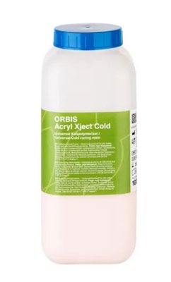 ORBIS Acryl Xject Cold akrylový plast na protézy prášek, růžový 1000g
