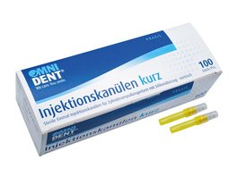 Injektionskanülen - Packung 100 Stück gelb, Ø 0,4 x 42 mm