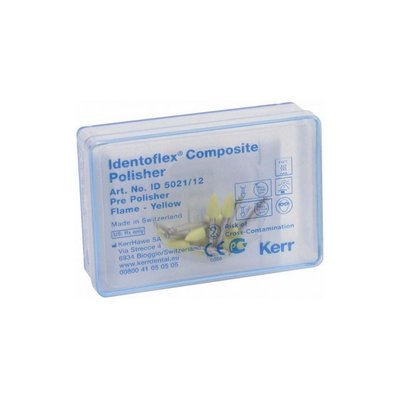 Kerr Identoflex™Composite Polisher Plamínek (10,2mm Ø 5 mm) Žlutá 12ks