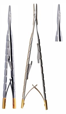 Jehelec micro Casterveijo-Barraquer TC 16cm rovný