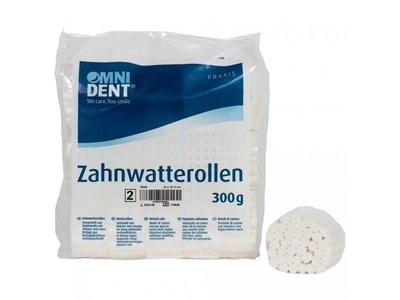 OMNI Jednorázové nesterilní vatové válečky vel.2