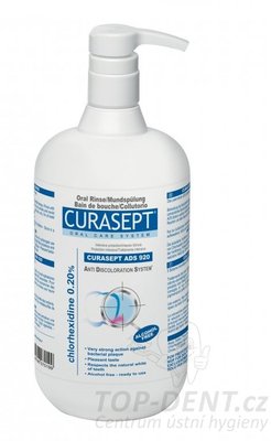 Curasept ADS 920 ústní voda (0,20% CHX) + pumpička, 900ml