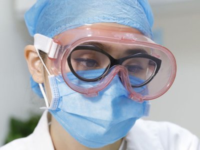 Ochranné brýle růžové