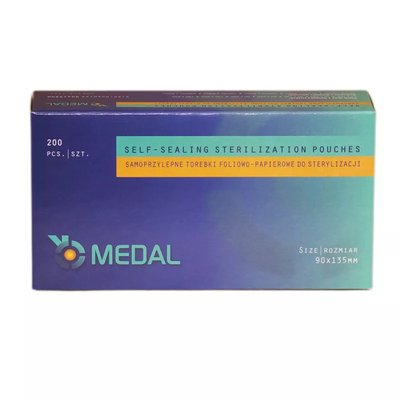 Torebki do sterylizacji MEDAL 90 x 135 mm 200szt