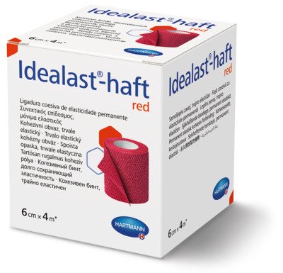 Idealast-haft color obinadlo červené 6 cm × 4 m