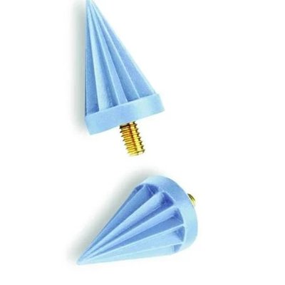 Gumki Young Pointed do profilaktyki bezlateksowe niebieskie twarde 144szt/opak.