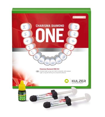 Charisma Diamond ONE Kit 2x4g ONE+ GLUMA Bond Universal 4ml