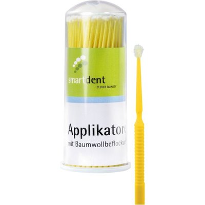 smartdent Mikroaplikátory Regular Žlutá 100ks