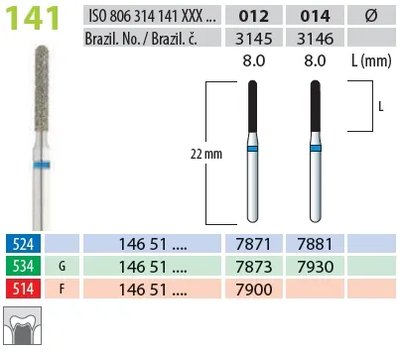 Brousek diamantovaný T 806.314.141.514.012