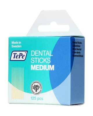 TePe Dental Sticks Medium lipová párátka, 125 ks