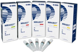 Miraject jehly 40/10 - 0,3x10mm, 100ks zelené