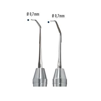 Mikro cpátko na retrográdní plnění lomené (axiálně zahnuté)