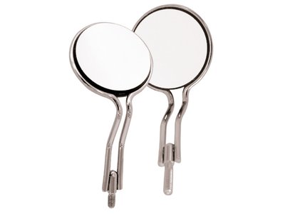 Zrcátko oboustranné - Rhodium, vel. 5