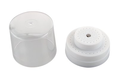 Stojak na wiertła, gumki i szczoteczki wysoki - biały