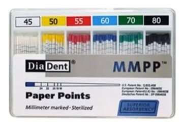 Papírové čepy DiaDent 2% 045-080