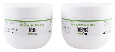 ORBIS ORBI-Tec modelovací hmota A85 modrá, 2 dózy po 420 ml, báze a katalyzátor