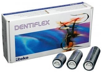 Dentiflex - polymer 24mm M, 6ks světlý