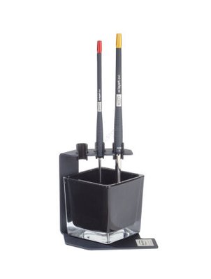 Stojak lay:art evo na pędzelki z pojemnikiem ze szkła Renfert