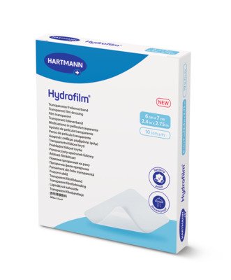 Hydrofilm transparentní filmová náplast 6 × 7 cm 10 ks