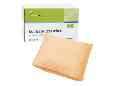 Ochranné návleky na opěrku hlavy Smart, 25x33cm 500ks oranžové (201136)