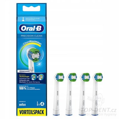 Oral-B Precision Clean CleanMaximiser EB 20RB-4 náhradní kartáčky, 4ks