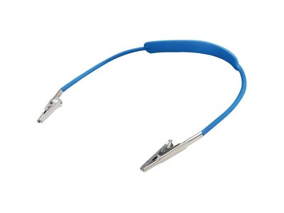 Smart držák na roušky, plastový, kovové sponky, modrý