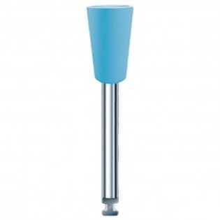 Gumki do profilaktyki Edenta 1235RA błękitne, kielich długi wąski stosowane bez pasty