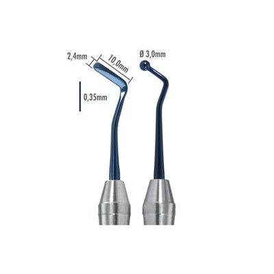 Nástroj pro úpravu fisur - kachní hlava