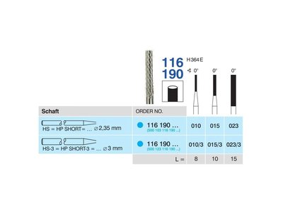Tvrdokovová fréza - cylindr Ø 1,5mm