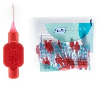 TePe Multipack 0,5 mezizubní kartáčky červené 25 ks