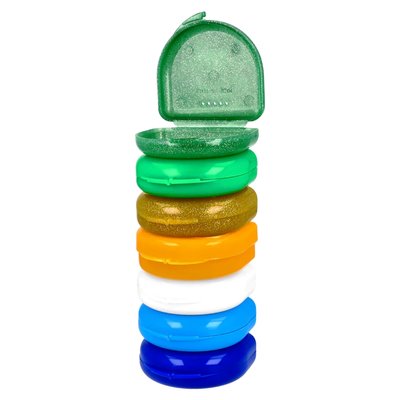 Małe pudełko na aparat ortodontyczny - czarny