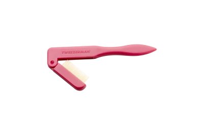 Tweezerman Folding Lash Comb, růžový hřebínek na rozčesání řas