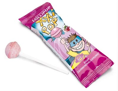 miradent XyliPOP lízátko jahoda 6 g