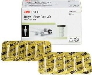 Relyx Fiber Post 3D 3M - 10szt - czerwony