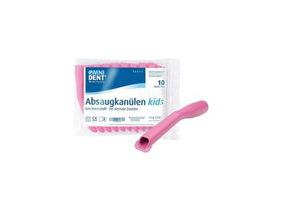 OMNI Odsávací kanyly dětské, 10ks, růžové (rosa)
