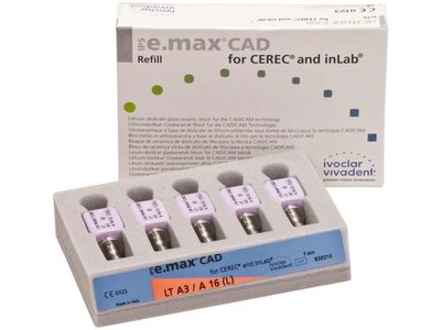 CEREC/inLab bloky LT 14S/14L/16S/16L, 5ks - Velikost: 644394